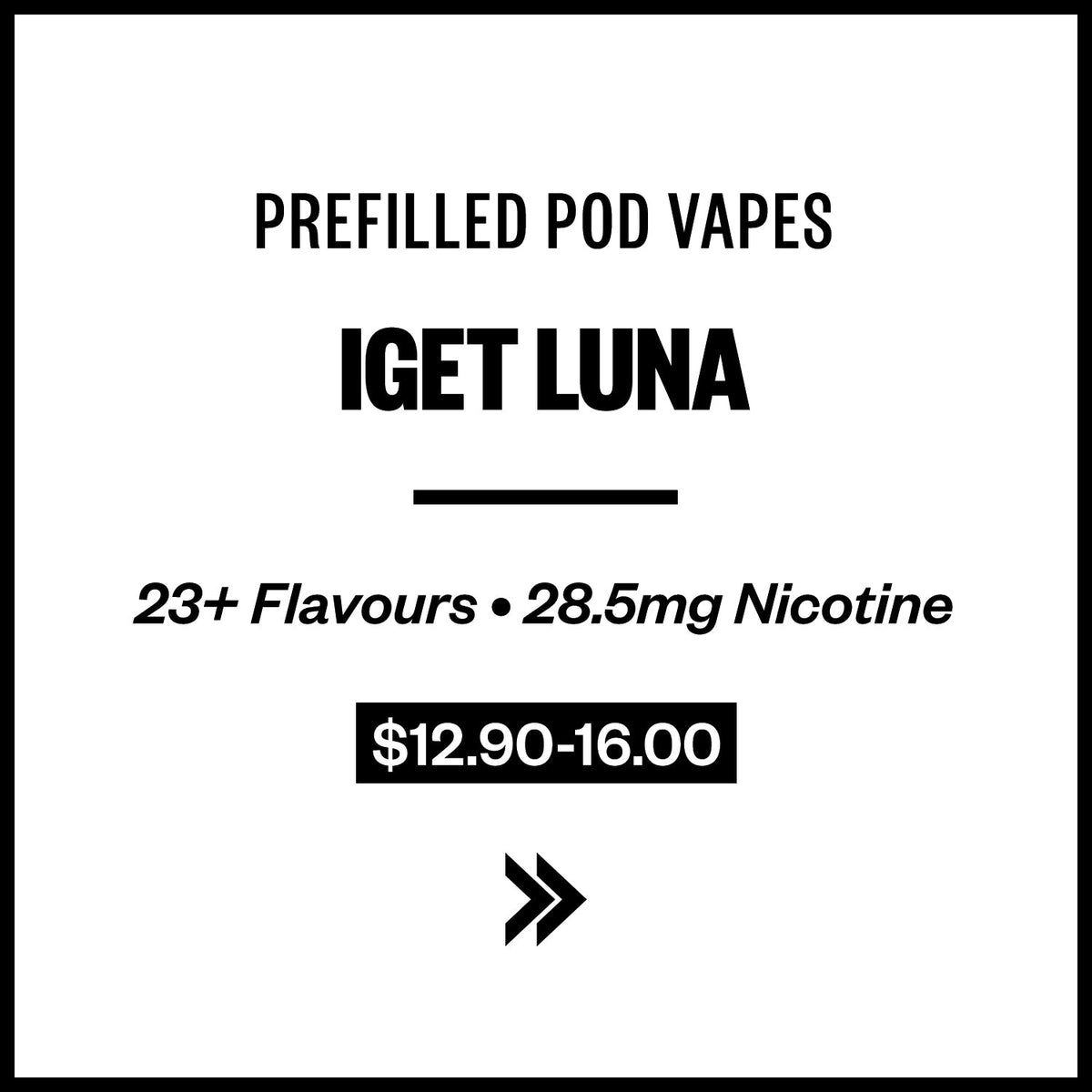 IGET Luna Prefilled Pod Vapes