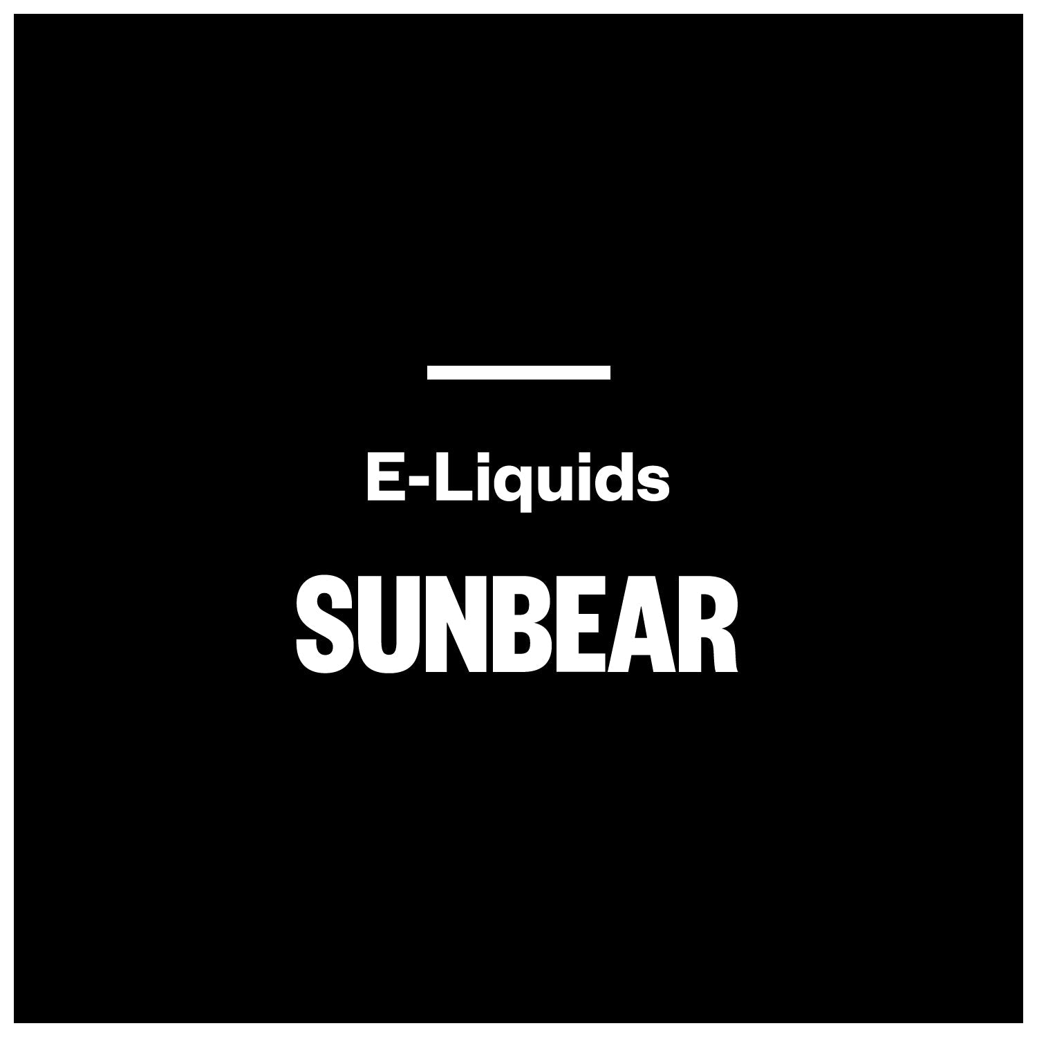 SunBear E-Liquids (Freebase & Nic Salts)