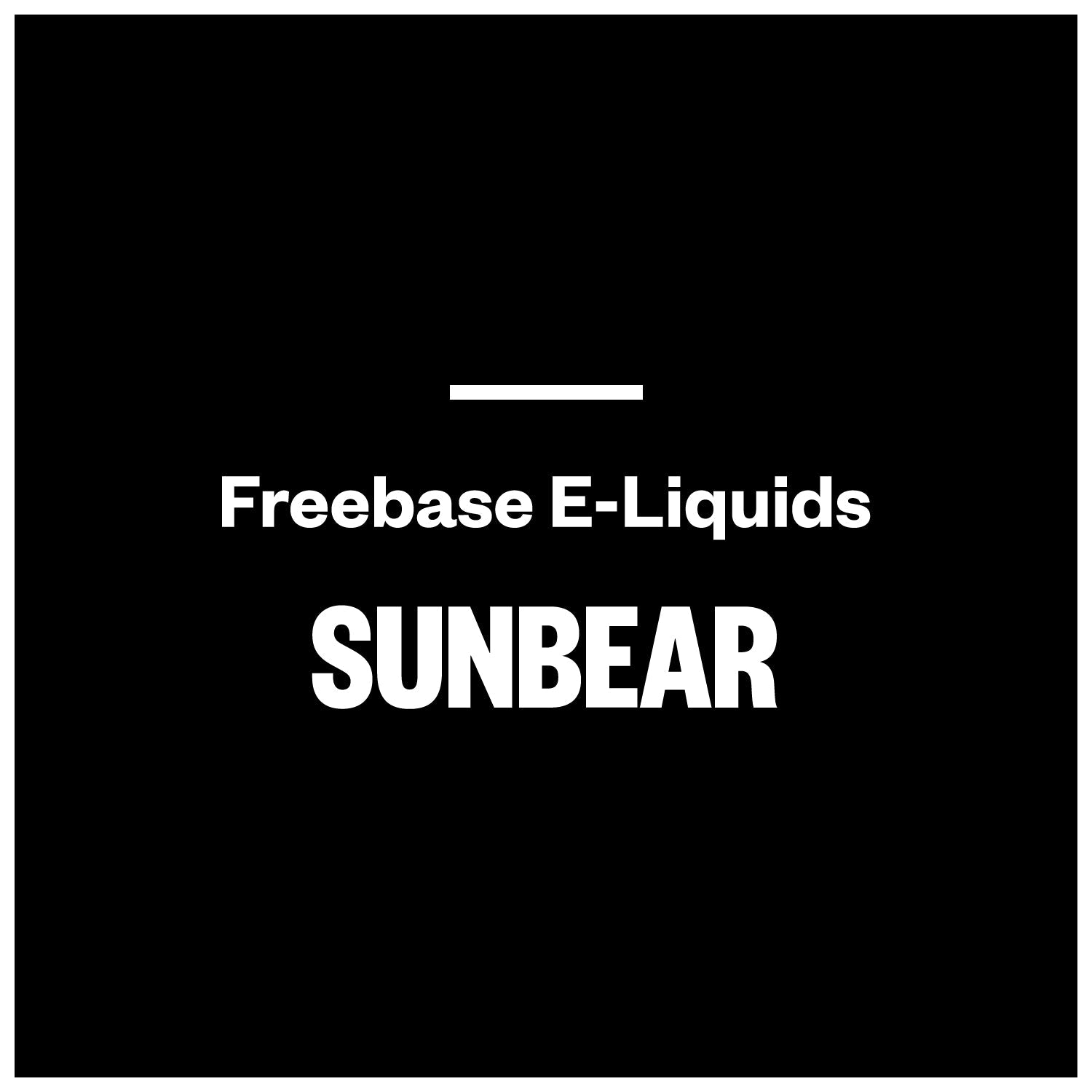 SunBear E-Liquids (Freebase)