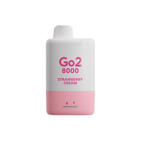 Go2 8000 Disposable Vape - Strawberry Cream