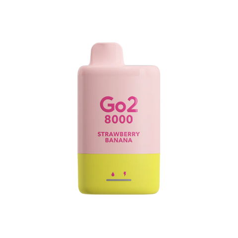 Go2 8000 Disposable Vape - Strawberry Banana