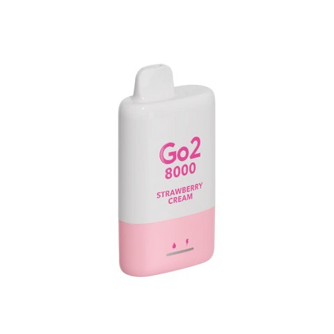 Go2 8000 Disposable Vape - Strawberry Cream