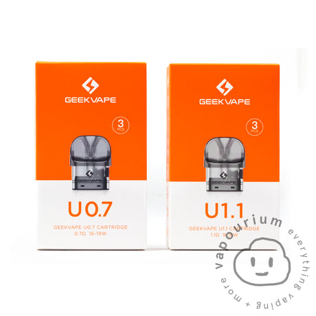 Geekvape AU (Aegis U) Replacement Pods - 3 Pack - Vapourium, Buy Vape NZ, Ecig, Vape Pens, Ejuice/Eliquid, Christchurch, Dunedin, Timaru