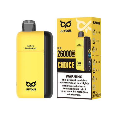 OYOPUFF Juvous Choice 26000 Puffs - Lemon Passionfruit - Vapourium NZ