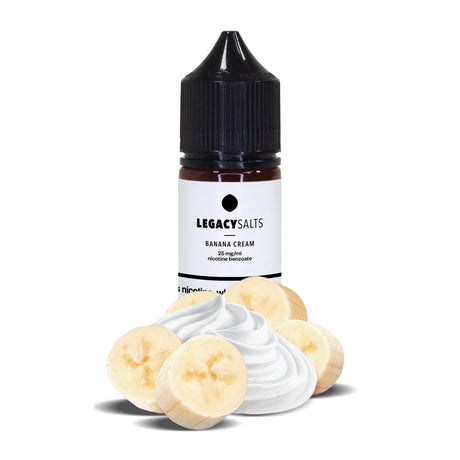 Legacy Nic Salt - Banana Split / Banana Cream - 30ml - Vapourium, Buy Vape NZ, Ecig, Vape Pens, Ejuice/Eliquid, Christchurch, Dunedin, Timaru, Auckland, Nelson