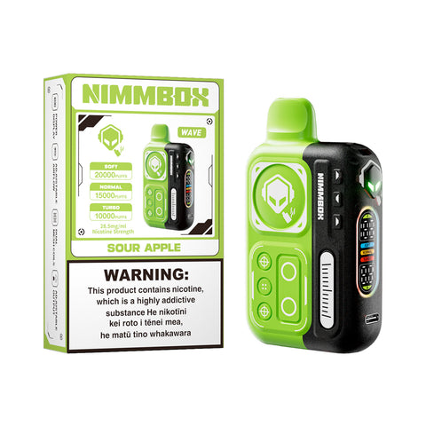NIMMBOX Wave Prefilled Pod Vape - 20,000 Puffs (ALL FLAVOURS) - Vapourium