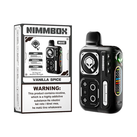 NIMMBOX Wave Prefilled Pod Vape - 20,000 Puffs (ALL FLAVOURS) - Vapourium