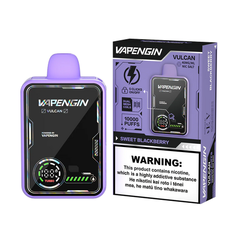 Vapengin Vulcan Disposable Vape - 10K Puff - Sweet Blackberry