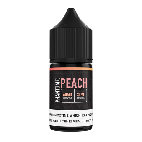 Phantom Salts - Peach - 30ml - Vapourium, NZ's first vape shop, Vape NZ, Disposable Vapes, Vape Juice, Eliquid, Nic Salts, Freebase, Christchurch, Dunedin, Timaru