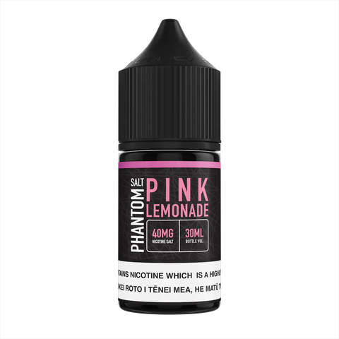 Phantom Salts - Pink Lemonade - 30ml - Vapourium, NZ's first vape shop, Vape NZ, Disposable Vapes, Vape Juice, Eliquid, Nic Salts, Freebase, Christchurch, Dunedin, Timaru