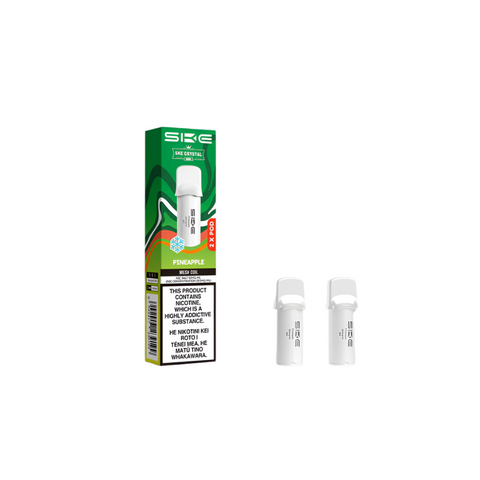 SKE Crystal Nova Prefilled Pods - Pineapple (2 Pack / 1200 Puffs) - Vapourium - Dunedin, Christchurch, Timaru