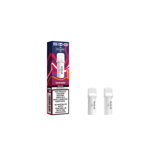 SKE Crystal Nova Prefilled Pods - Strawberry (2 Pack / 1200 Puffs) - Vapourium - Dunedin, Christchurch, Timaru