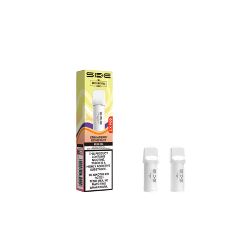SKE Crystal Nova Prefilled Pods - Strawberry Kiwifruit (2 Pack / 1200 Puffs) - Vapourium - Dunedin, Christchurch, Timaru