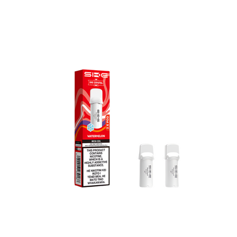 SKE Crystal Nova Prefilled Pods - Watermelon (2 Pack / 1200 Puffs) - Vapourium - Dunedin, Christchurch, Timaru