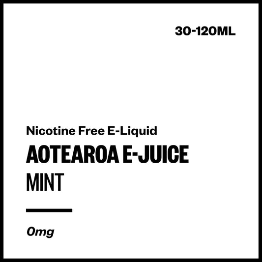 Aotearoa E-Juice - Mint (Nicotine Free E-Liquid) | Vapourium NZ