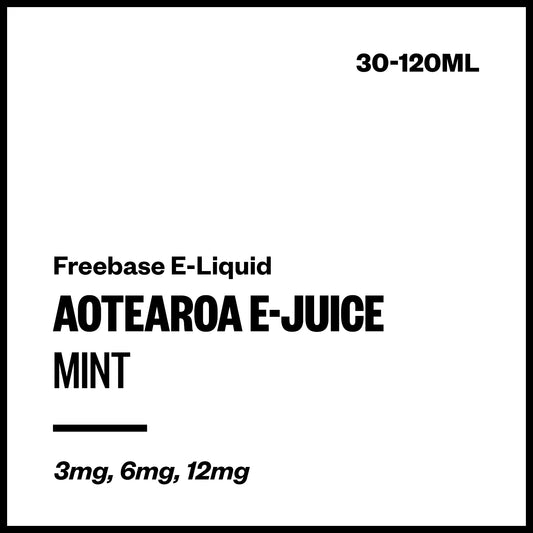 Aotearoa E-Juice - Mint (Freebase E-Liquid) | Vapourium NZ