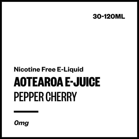 Aotearoa E-Juice - Pepper Cherry (Nicotine Free E-Liquid) | Vapourium NZ