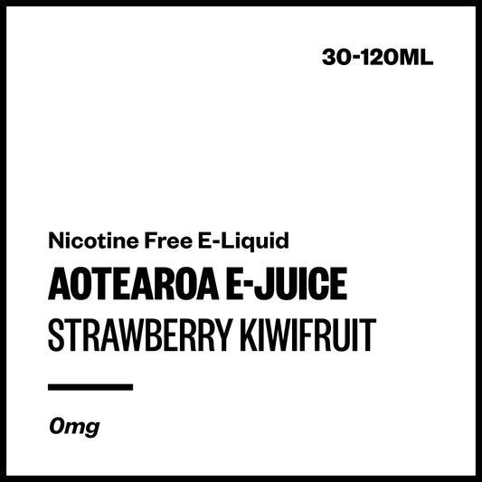 Aotearoa E-Juice - Strawberry Kiwifruit (Nicotine Free E-Liquid) | Vapourium NZ