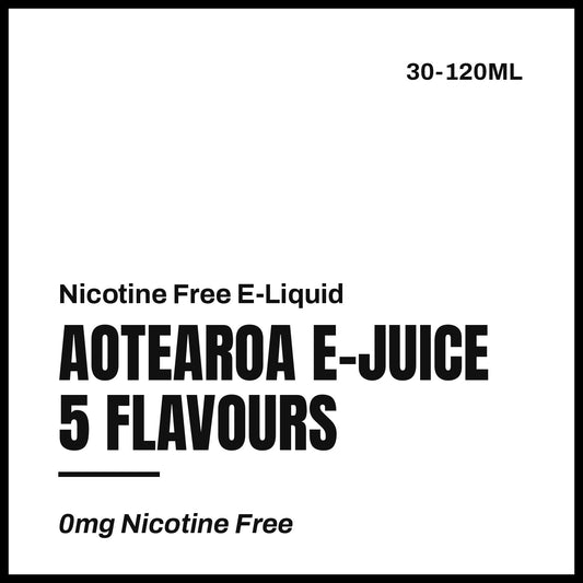 Aotearoa E-Juice Nicotine Free E-Liquid