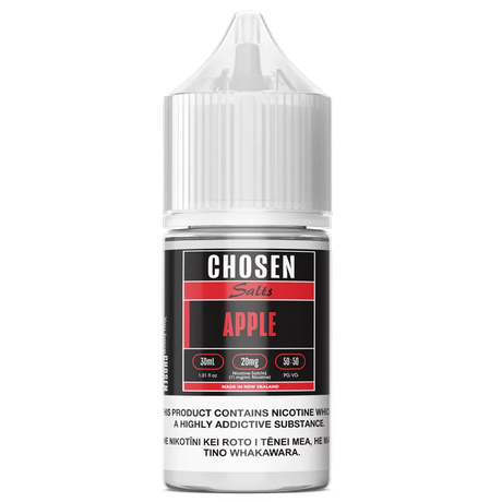 Chosen Salts - Apple - 30ml - Vapourium, Buy Vape NZ, Ecig, Vape Pens, Ejuice/Eliquid, Christchurch, Dunedin, Timaru