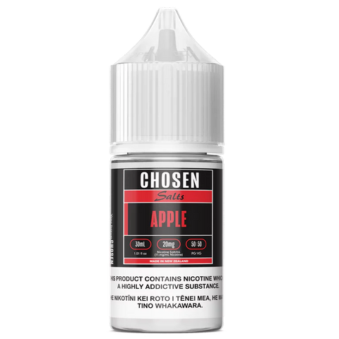 Chosen Salts - Apple - 30ml - Vapourium, Buy Vape NZ, Ecig, Vape Pens, Ejuice/Eliquid, Christchurch, Dunedin, Timaru