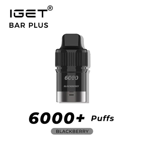 IGET Bar Plus - Pre-filled Replacement Pod - Blackberry - Vapourium Vape Shop NZ, Vape NZ, Disposable Vapes NZ, ZipPay/Afterpay Vape NZ, Vape Juice, Eliquid, Nic Salts, Freebase, Vaporium, Vapourium, Christchurch, Dunedin, Timaru.