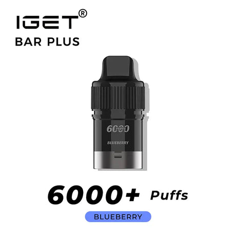 IGET Bar Plus - Pre-filled Replacement Pod - Blueberry - Vapourium Vape Shop NZ, Vape NZ, Disposable Vapes NZ, ZipPay/Afterpay Vape NZ, Vape Juice, Eliquid, Nic Salts, Freebase, Vaporium, Vapourium, Christchurch, Dunedin, Timaru.