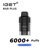 IGET Bar Plus - Pre-filled Replacement Pod - Blueberry - Vapourium Vape Shop NZ, Vape NZ, Disposable Vapes NZ, ZipPay/Afterpay Vape NZ, Vape Juice, Eliquid, Nic Salts, Freebase, Vaporium, Vapourium, Christchurch, Dunedin, Timaru.