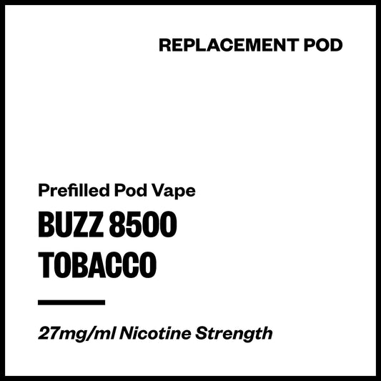 Buzz 8500 Replacement Pods - Tobacco | Vapourium NZ