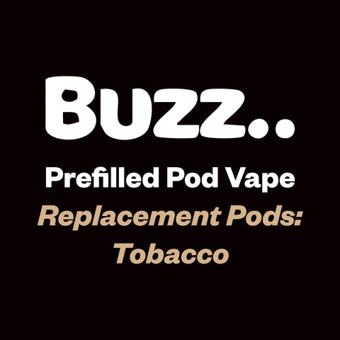 Buzz 8500 Replacement Pods - Tobacco
