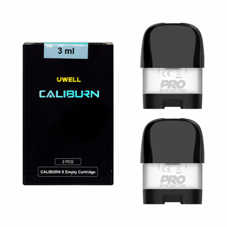 Uwell Caliburn X Empty Replacement Cartridge - 2 Pack - Vapourium, NZ's first vape shop, Vape NZ, Disposable Vapes NZ, Vape Juice NZ, Eliquid NZ, Nic Salts NZ, Freebase NZ, Christchurch, Dunedin, Timaru. Afterpay Vape NZ / ZipPay available online.