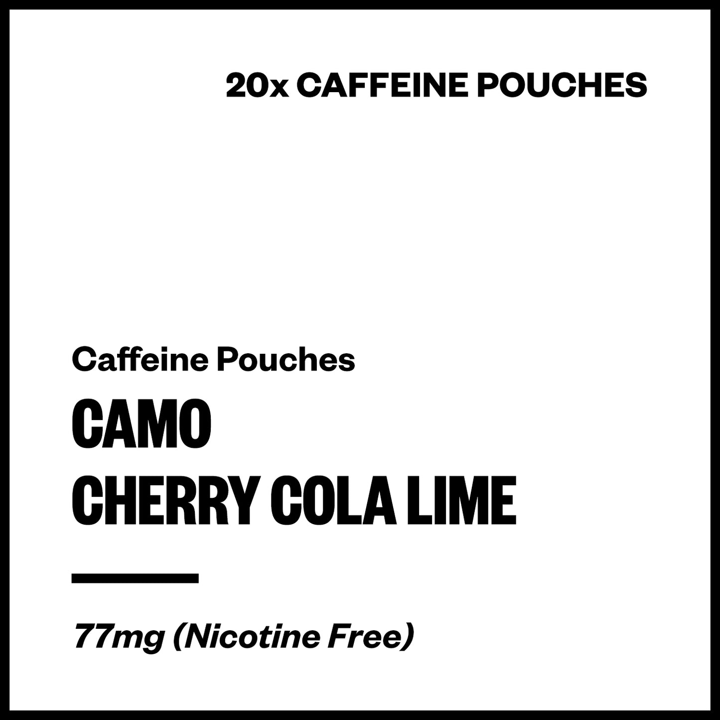 Camo - Cherry Cola Lime (Caffeine Pouches) - Vapourium, Buy Vape NZ, Ecig, Vape Pens, Ejuice/Eliquid, Christchurch, Dunedin