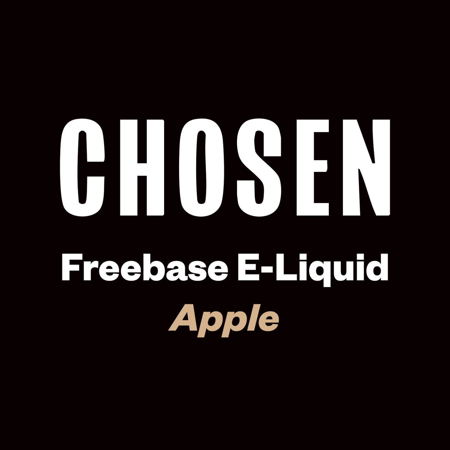 Chosen - Apple - 60ml - Vapourium, Buy Vape NZ, Ecig, Vape Pens, Ejuice/Eliquid, Christchurch, Dunedin, Timaru