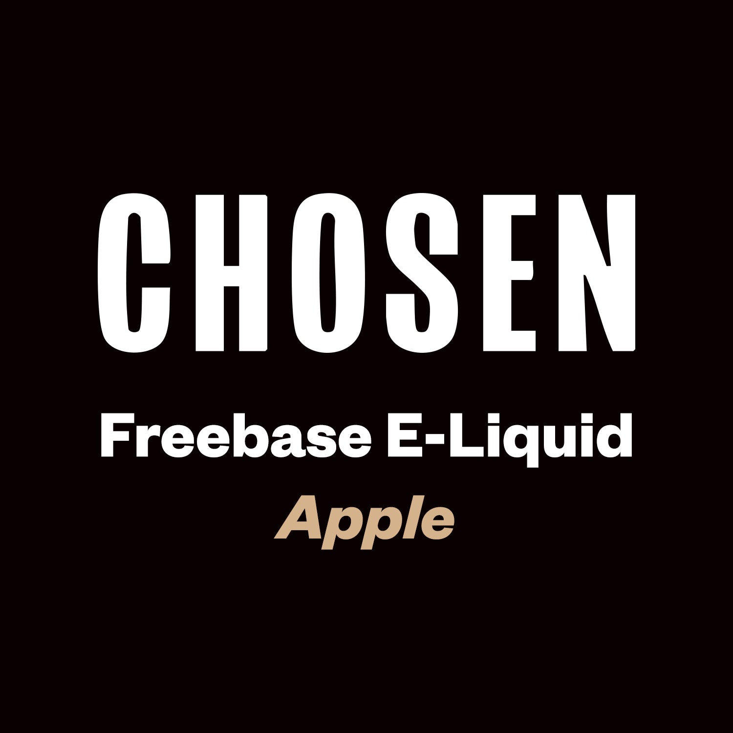 Chosen - Apple - 60ml - Vapourium, Buy Vape NZ, Ecig, Vape Pens, Ejuice/Eliquid, Christchurch, Dunedin, Timaru