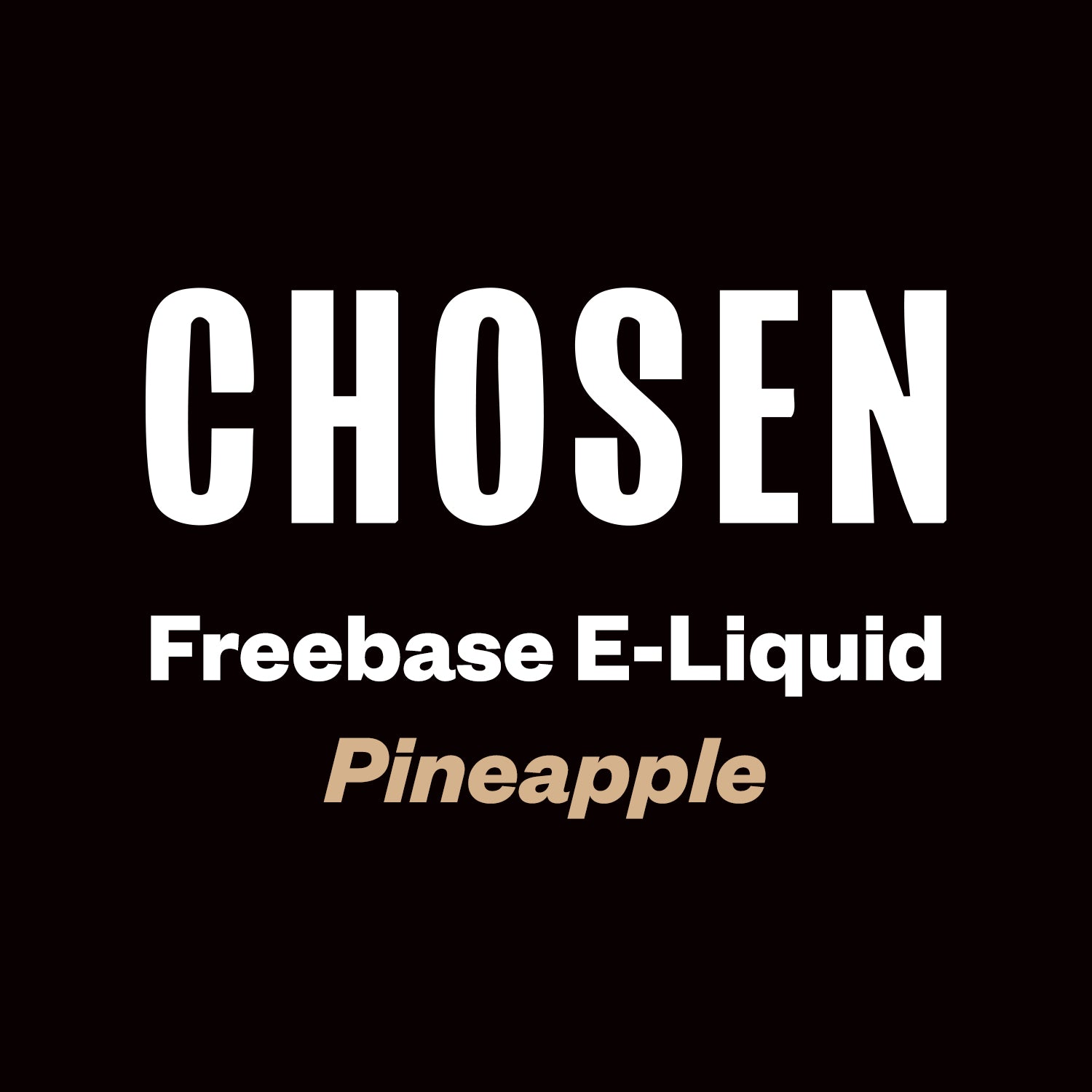 Chosen - Sweet Banana - 60ml - Vapourium, Buy Vape NZ, Ecig, Vape Pens, Ejuice/Eliquid, Christchurch, Dunedin, Timaru