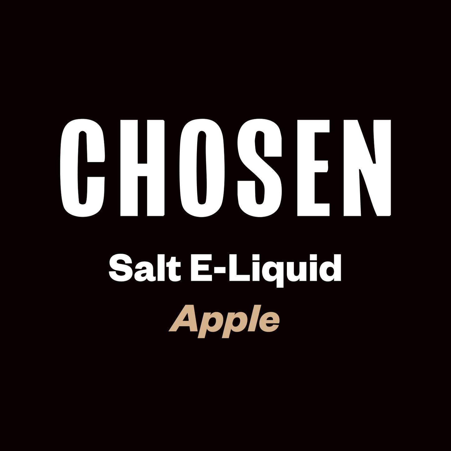 Chosen Salts - Apple - 30ml - Vapourium, Buy Vape NZ, Ecig, Vape Pens, Ejuice/Eliquid, Christchurch, Dunedin, Timaru