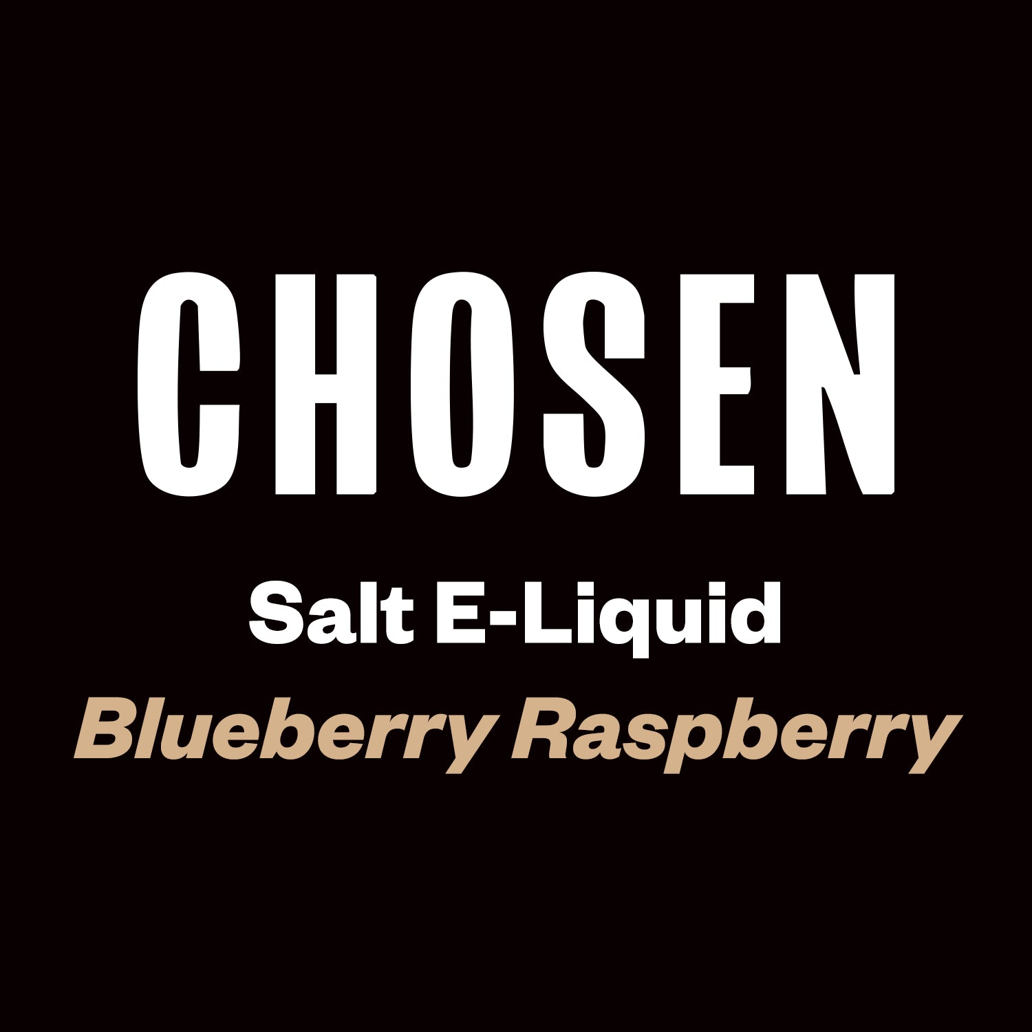 Chosen Salts - Blueberry Raspberry - 30ml  - Vapourium, Buy Vape NZ, Ecig, Vape Pens, Ejuice/Eliquid, Christchurch, Dunedin, Timaru