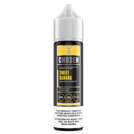 Chosen - Sweet Banana - 60ml - Vapourium, Buy Vape NZ, Ecig, Vape Pens, Ejuice/Eliquid, Christchurch, Dunedin, Timaru