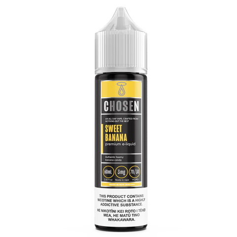 Chosen - Sweet Banana - 60ml - Vapourium, Buy Vape NZ, Ecig, Vape Pens, Ejuice/Eliquid, Christchurch, Dunedin, Timaru