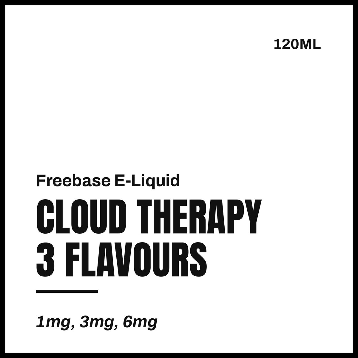 Cloud Therapy Freebase E-Liquid