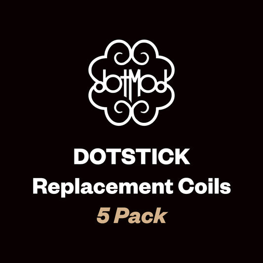Dotmod dotStick Coils – 5 Pack (0.4 Ω, 0.7 Ω, or 1.0 Ω)