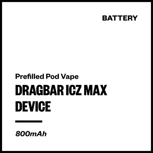 Dragbar ICZ Max - Device (Battery Only) | Vapourium NZ