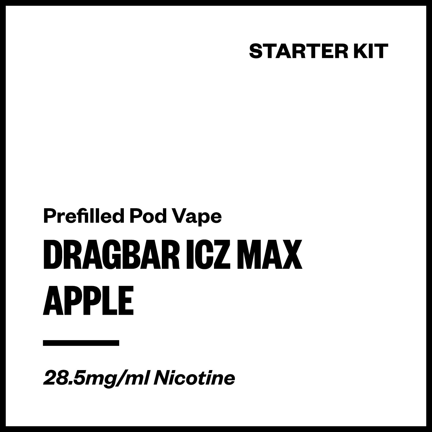 Dragbar ICZ Max - Apple (Starter Kit) | Vapourium NZ