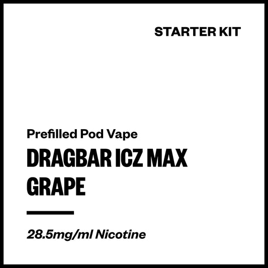 Dragbar ICZ Max - Grape (Starter Kit) | Vapourium NZ