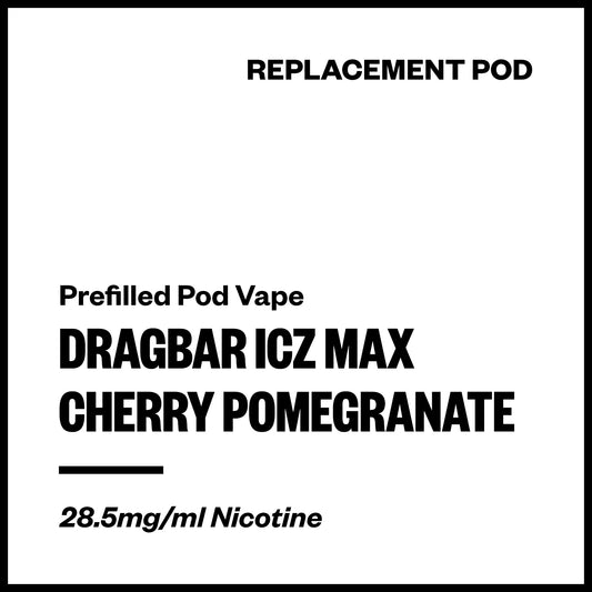 Dragbar ICZ Max - Cherry Pomegranate (Replacement Pod) | Vapourium NZ