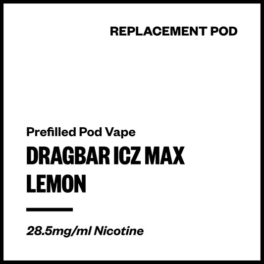 Dragbar ICZ Max - Lemon (Replacement Pod) | Vapourium NZ
