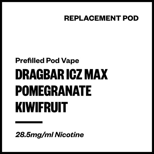 Dragbar ICZ Max - Pomegranate Kiwifruit (Replacement Pod) | Vapourium NZ