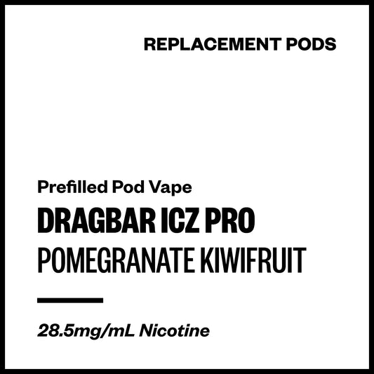 Dragbar ICZ Pro - Pomegranate Kiwifruit (Replacement Pod) - Vapourium, Buy Vape NZ, Ecig, Vape Pens, Ejuice/Eliquid, Christchurch, Dunedin