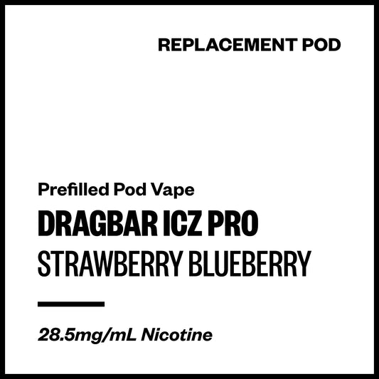 Dragbar ICZ Pro - Strawberry Blueberry (Replacement Pod) | Vapourium NZ