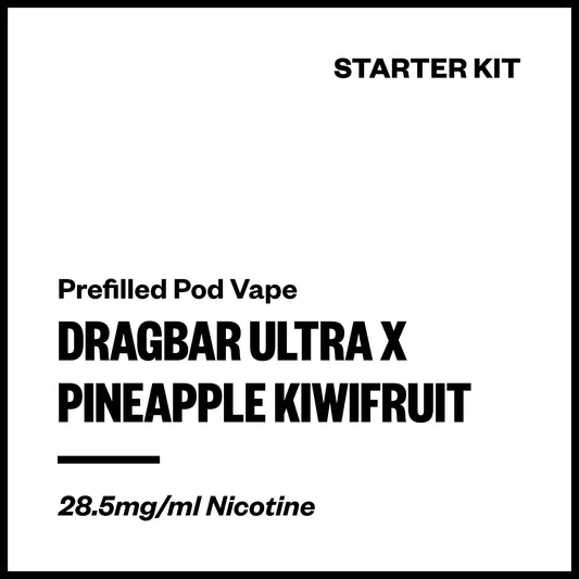 Dragbar Ultra X - Pineapple Kiwifruit (Starter Kit) | Vapourium NZ